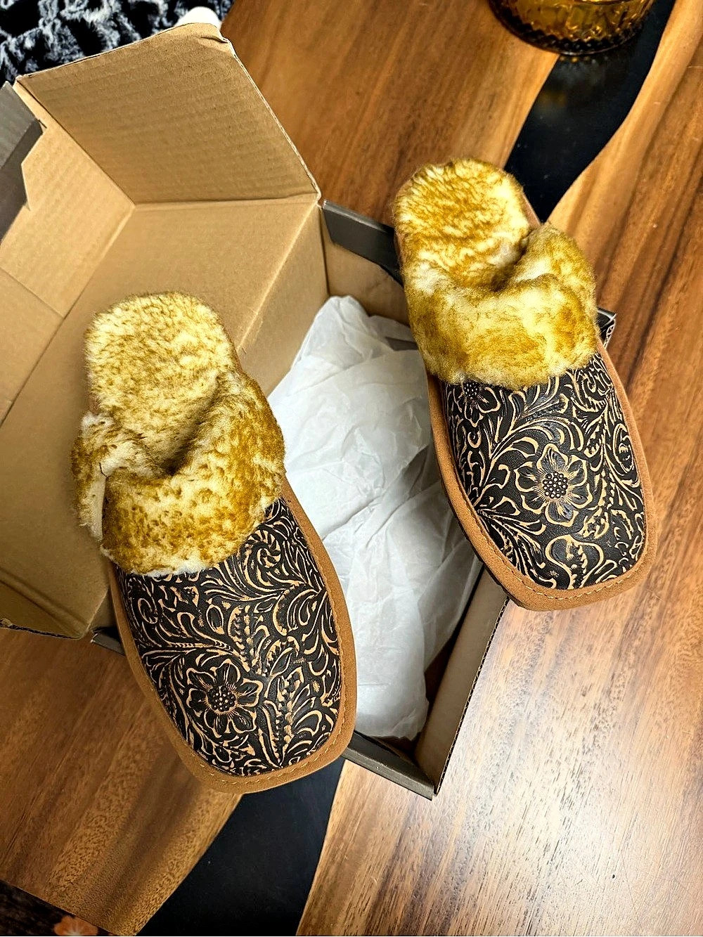 Ariat Jackie Exotic Embossed Slipper Floral US 6 NWT